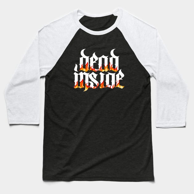 Dead Inside Baseball T-Shirt by Brains